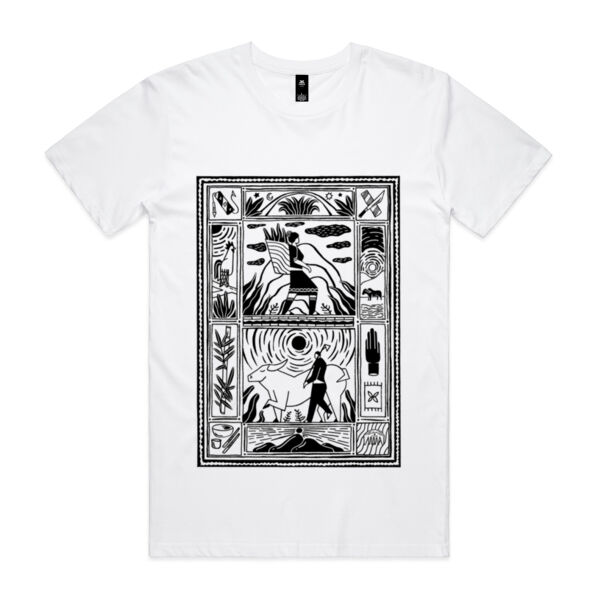 Hmong Themed Illustration T-Shirt - Mens Medium Thumbnail